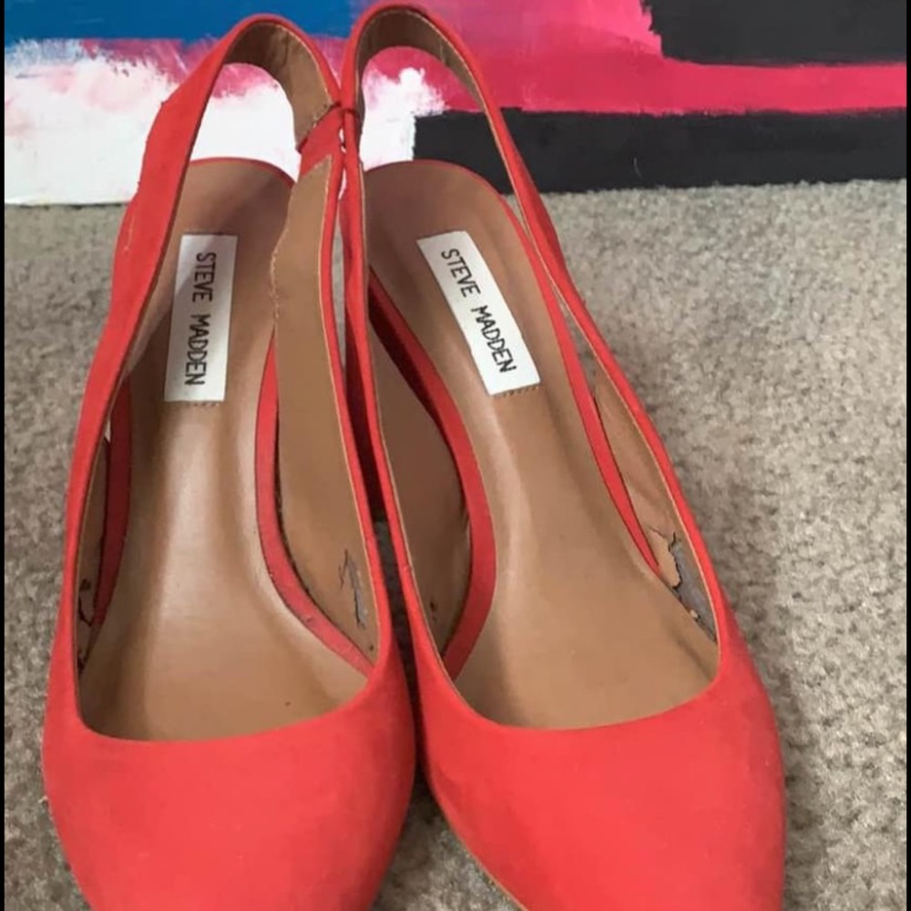 Steve Madden sling back heels - Picture 3 of 8